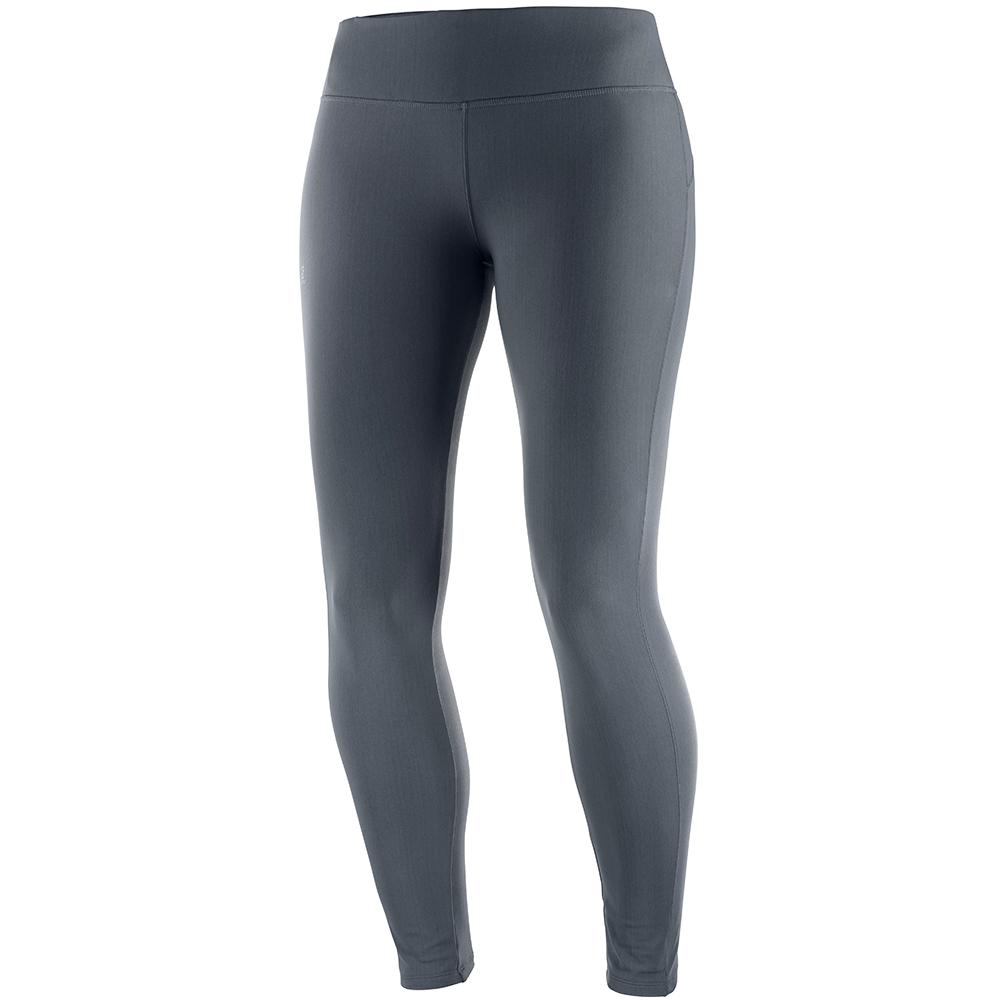 Legginsy Damskie Salomon COMET WARM W - Czarne - Polska (735-GQEJBN)